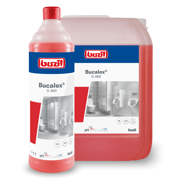 Buzil Bucalex G 460 Viskoser Sanitärgrundreiniger auf Phosphorsäurebasis