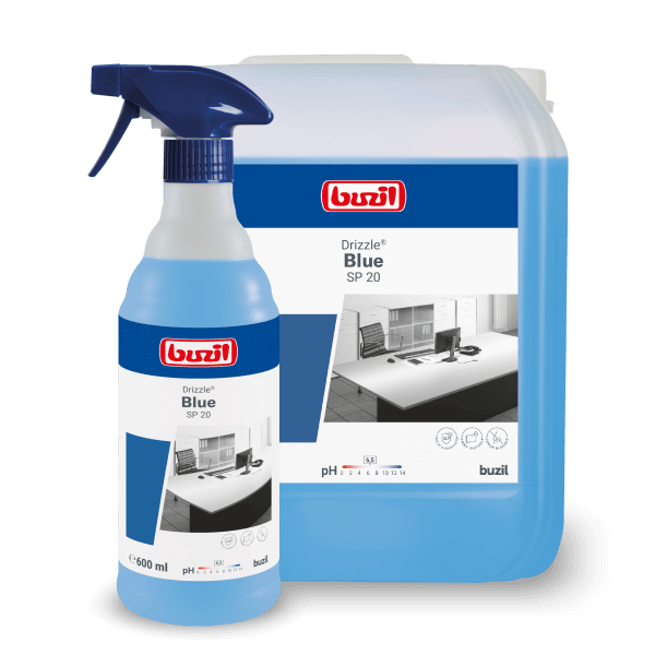 Buzil Drizzle Blue SP 20 Gebrauchsfertiger Universal-Sprühreiniger mit Geruchsblocker