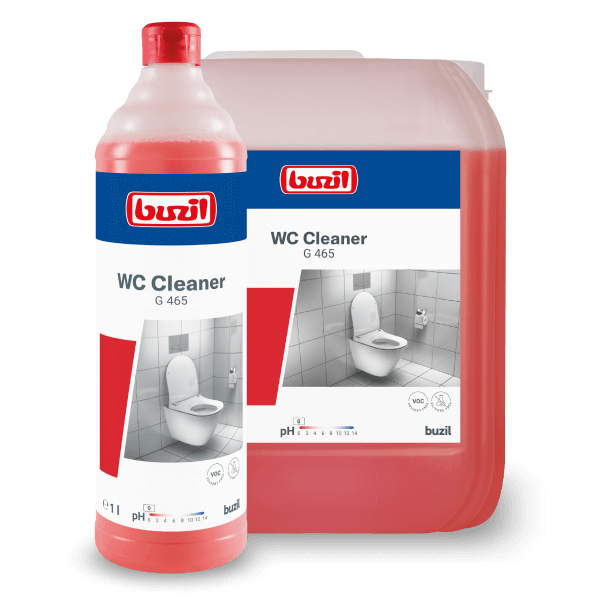 Buzil WC Cleaner G 465 Viskoser Sanitärgrundreiniger und WC-Reiniger auf Salzsäurebasis