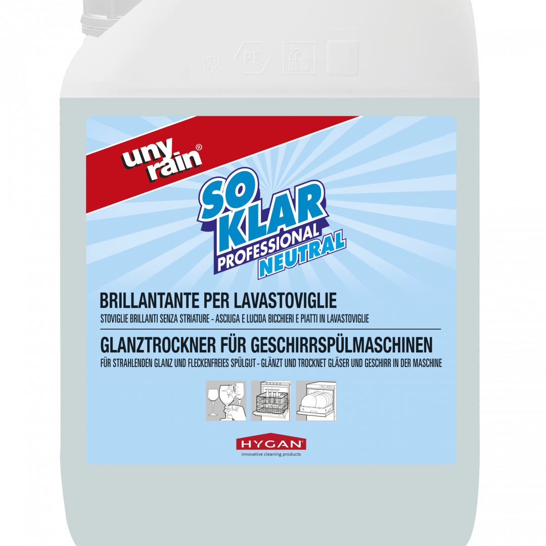 Hygan Soklar Neutral Glanztrockner für Geschirrspülmaschinen