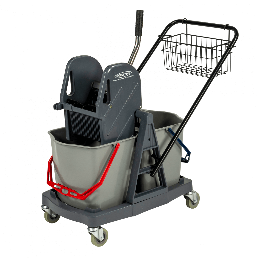Sprintus Doppelfahreimer Eimervolumen 2 x 17 Liter