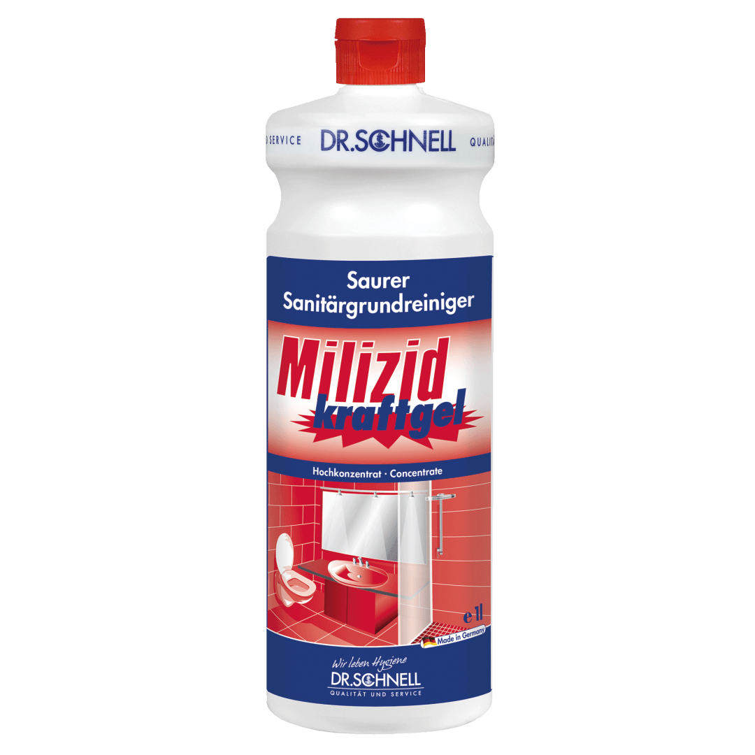 DR.SCHNELL MILIZID KRAFTGEL Saurer Sanitärgrundreiniger