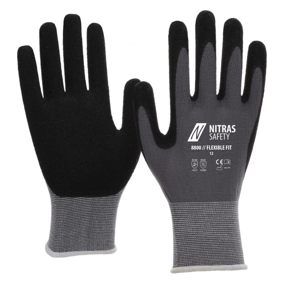 NITRAS Flexible Fit Schutzhandschuh Größe ( M )