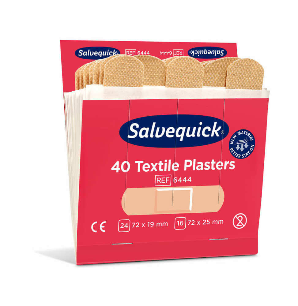 Salvequick Einsatz , 40 Textile