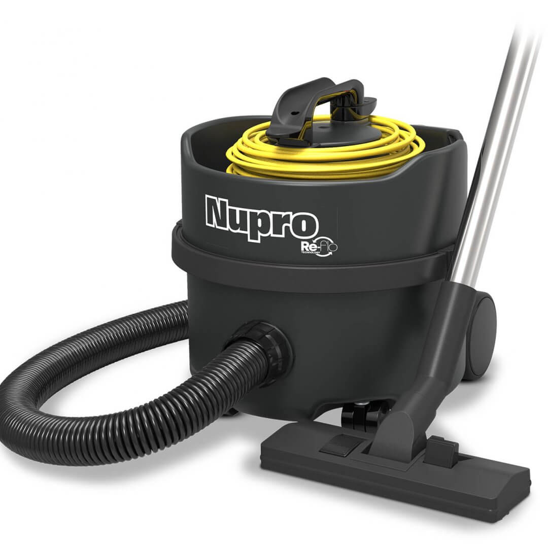 Numatic Nupro Reflo schwarz 180 PRP180-11 Kesselsauger mit Rezyklatanteil und 32 mm Zubehörset