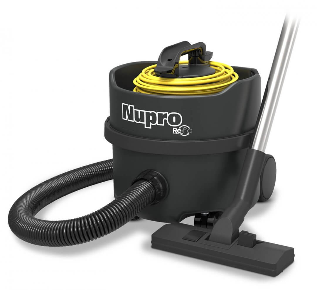 Numatic Nupro Reflo schwarz 180 PRP180-11 Kesselsauger mit Rezyklatanteil und 32 mm Zubehörset