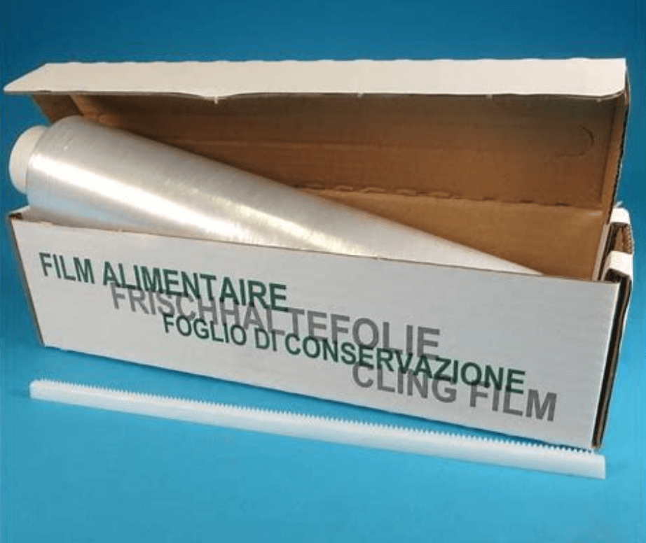 Frischhaltefolie PE 30cmx300m Großrolle 10my mit Box