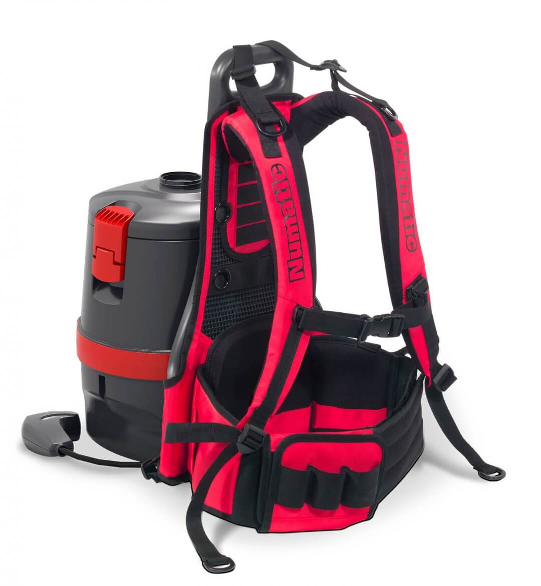 Numatic Batterie Rucksacksauger RSB150/1, rot, Zubehörset AA30E – Bild 2
