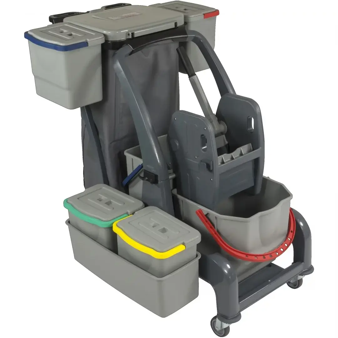 SPRINTUS COMBIX PRO Systemwagen – Robuster Reinigungswagen für den professionellen Einsatz – Bild 2