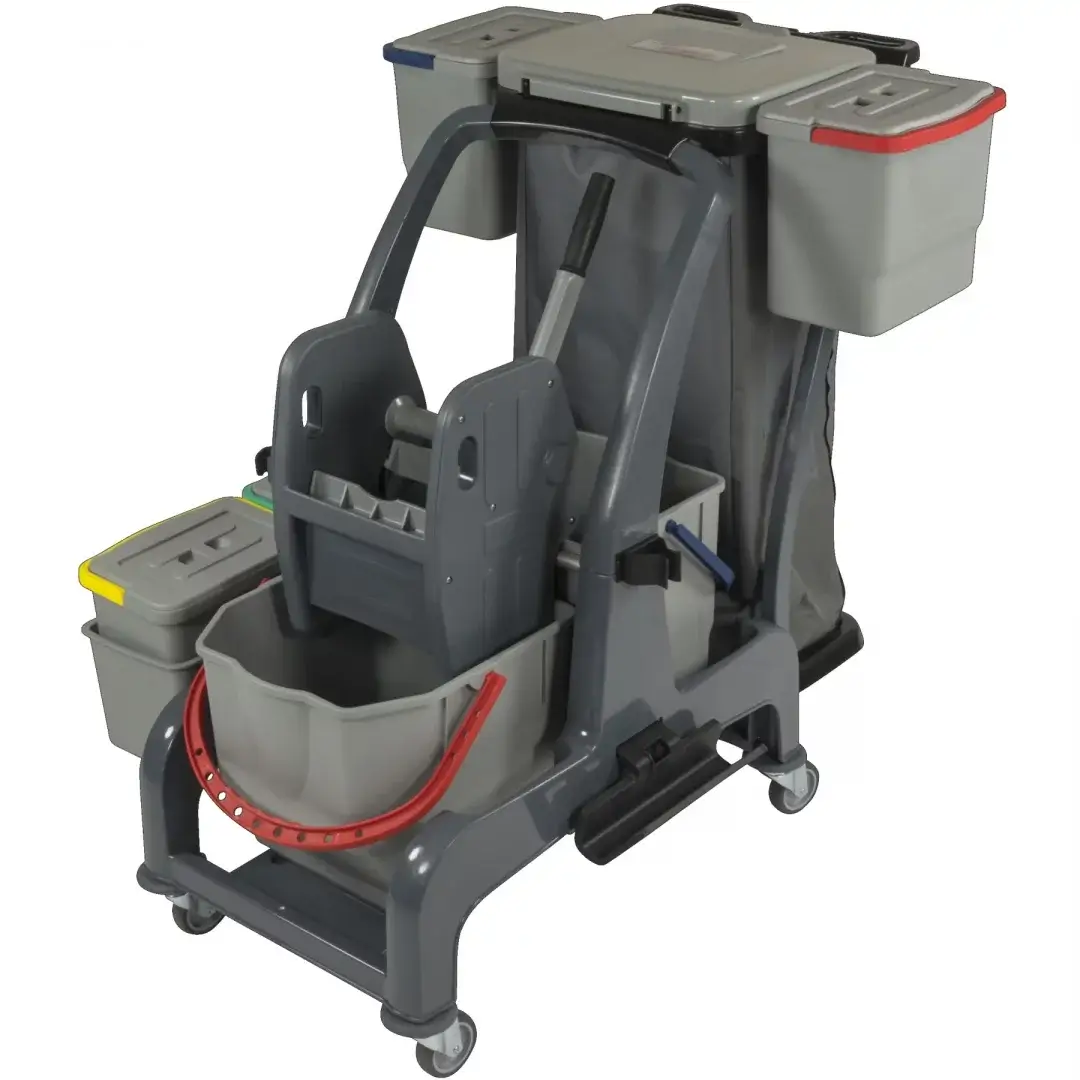 SPRINTUS COMBIX PRO Systemwagen – Robuster Reinigungswagen für den professionellen Einsatz – Bild 4