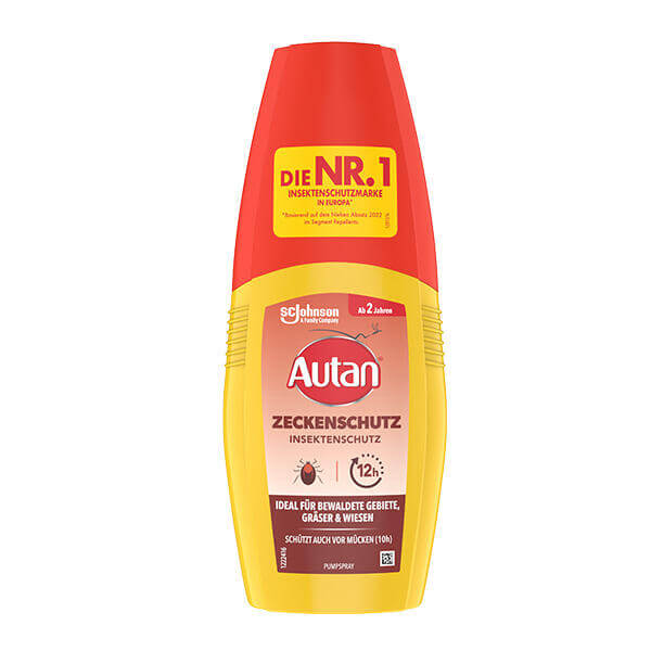 SCJ Autan Zeckenschutz 100 ml – Sofortiger und langanhaltender Schutz vor Zecken & Mücken