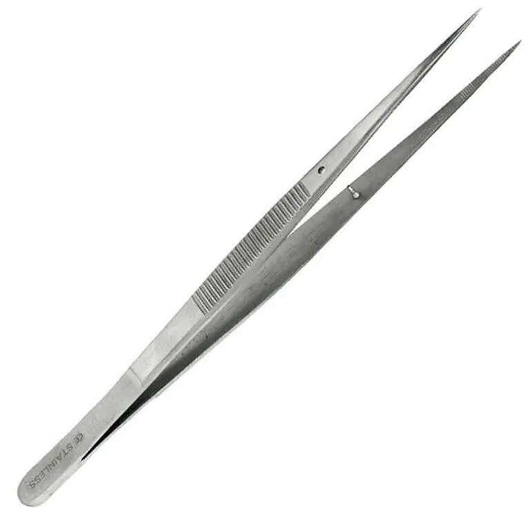 Splitterpinzette 11,5 cm, rostfrei – extra spitz für präzise Anwendung