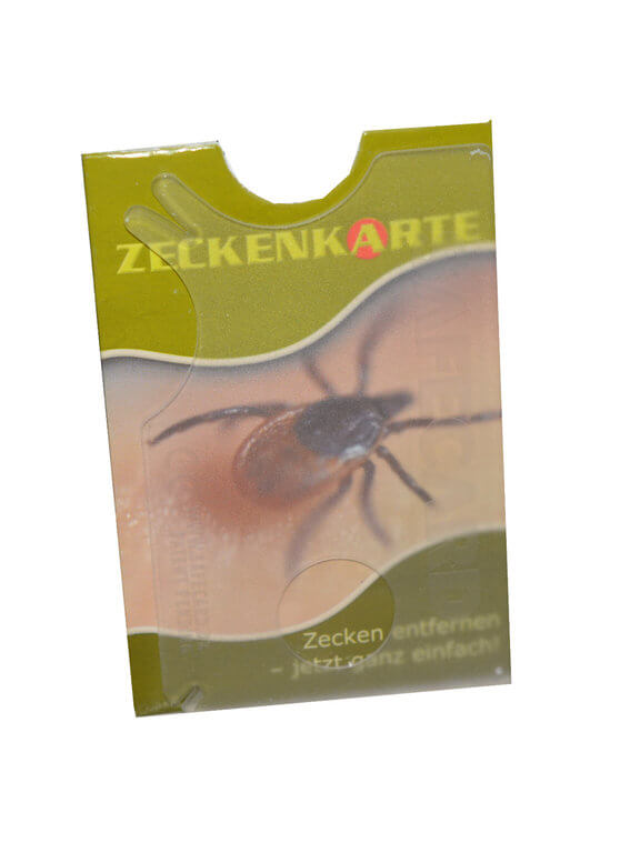 Zeckenkarte SAFECARD aus Kunststoff – schnelle Hilfe im handlichen Scheckkartenformat